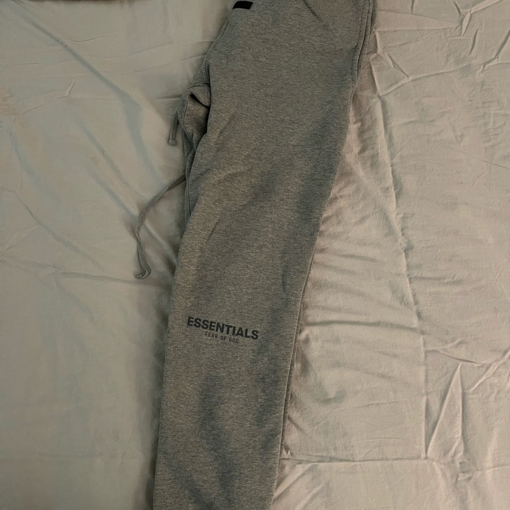 Fear of God Essentials Heather Gray Joggers